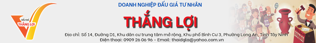 Doanh nghiệp đấu giá tư nhân Thắng Lợi